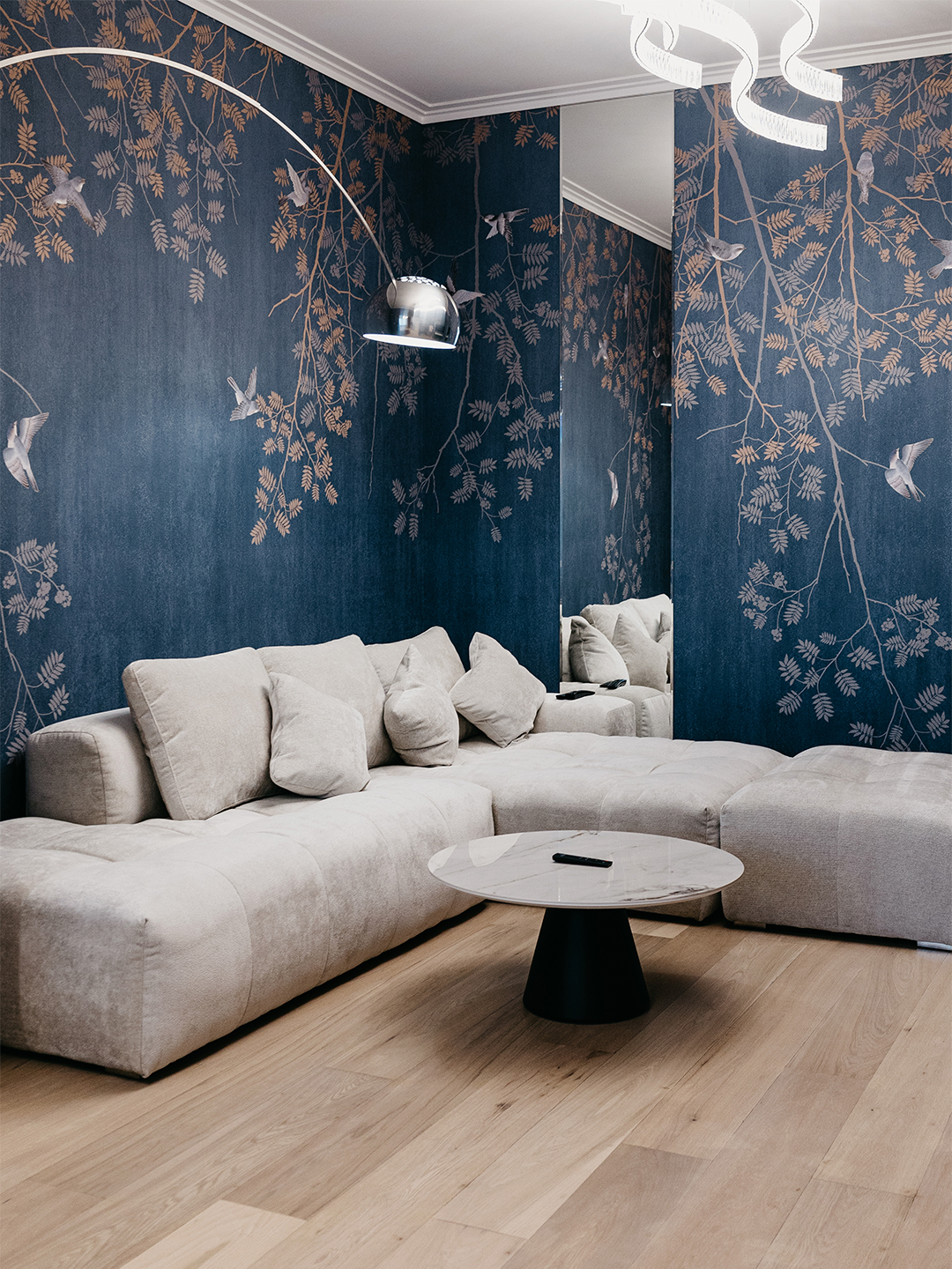 Дизайн-проект, Мосфильмовская, 124 м²